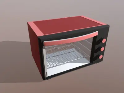 Microwave 3D model purchase