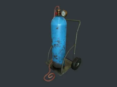 Gas Tank pbr Low-poly 3D model buy