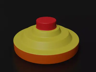 Land mine  3D model