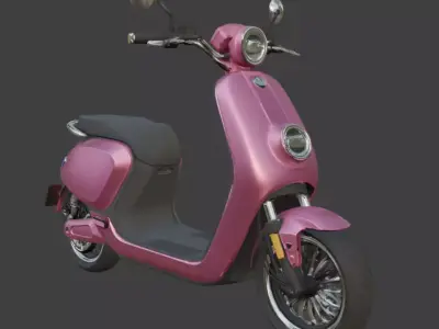 Electric Scooter 3D Model 3D model order