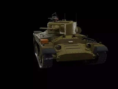    Tank   of the Great Britain WW2   Valentine III Free 3D model