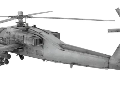 Apache AH-64D Free 3D model