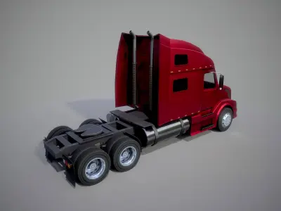 American Truck 5 and upgrades - Mobile Asset  Low-poly 3D model