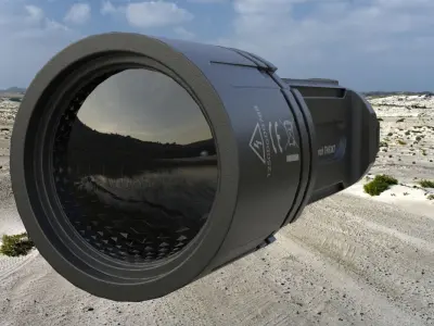 Torch Military Vray 3D model
