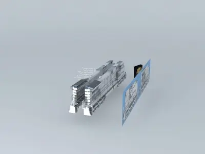 How to Make a Dash 9 Stage 4 Free 3D model