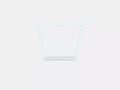 SKYTTA Sliding door frame 2 Low-poly 3D model