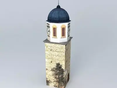 Clock tower - Smiljan Free 3D model