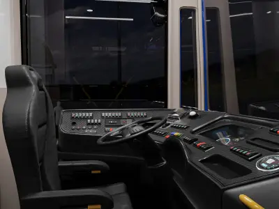 Yutong city bus 3D model 3D model