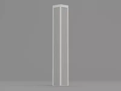 Paper Skyscraper V2 Low-poly 3D model