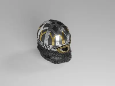 Medieval Helmet Free 3D model