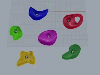 Climbing hold 3D model purchase