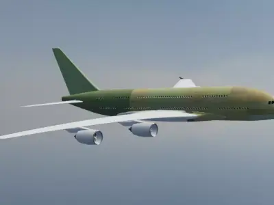 A380 pre-delivery 3D model