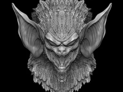 Guyver Ram Zoanoid head bust 3D model