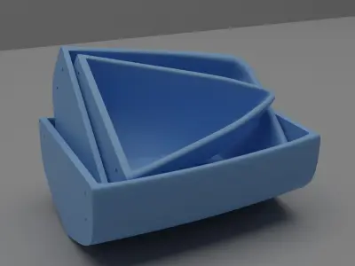 Creating a boat for 3D printing 3D print model