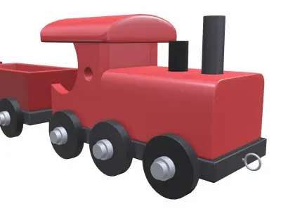 Train toy 3D model buy