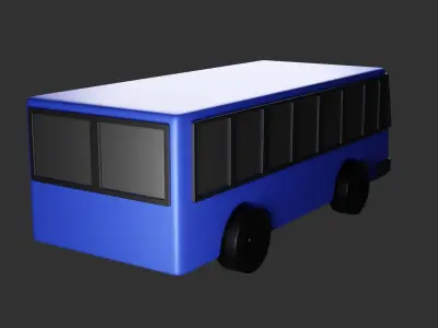 Bus 3D Model 3D print model purchase