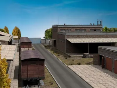 Game level Low-poly 3D model