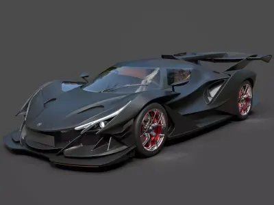 Apollo IE Hyper Detailed Carbon Fiber Masterpiece 3D model