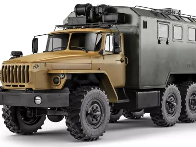 Ural 4320 kung 2015 3D model