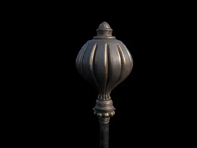 Mace Club Low-poly 3D model