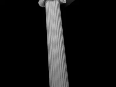 Ionic Column 3D model