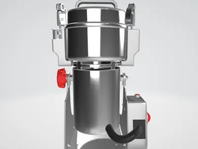 household herbal medicine grinder 3D model
