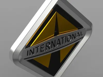 international logo 3D model