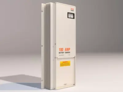 100 Amp Battery Charger 3D model