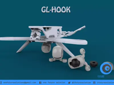 GL-HOOK drone Free 3D model