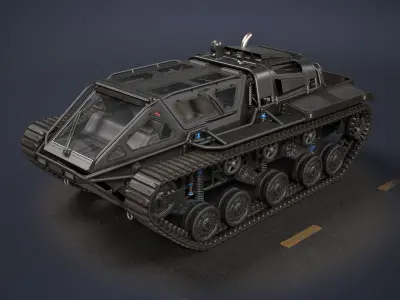 Ripsaw EV3-F4 PBR 3D model