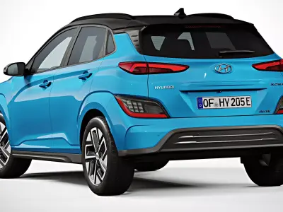 2021 Hyundai Kona Electric 3D model