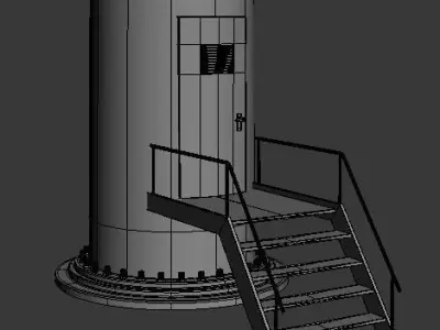 Wind Turbine 3D model by xpress3d