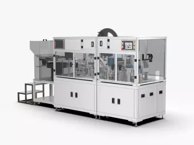 Automatic Micro Motor Assembly Machine 3D model