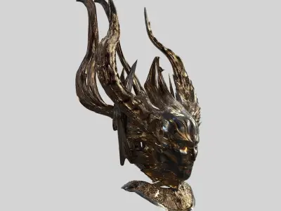 Angel Mask helmet 3D model