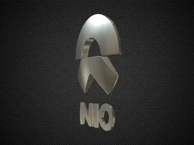 nio logo 3D model
