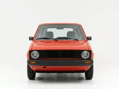 Volkswagen Golf Mk1 Low-poly 3D model
