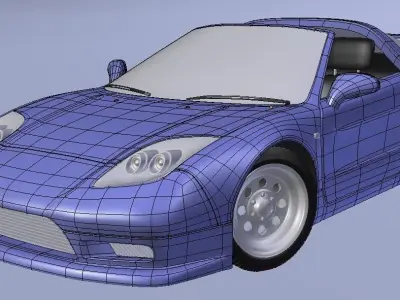 Sport car concept Free 3D model