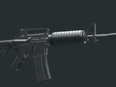 M4A1 game-ready 3D model