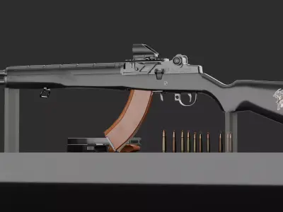 Norinco M305A Rifle Free low-poly 3D model