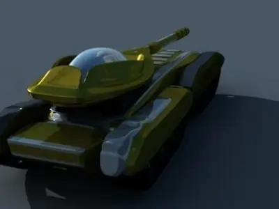 Sci-fi Tank  3D model