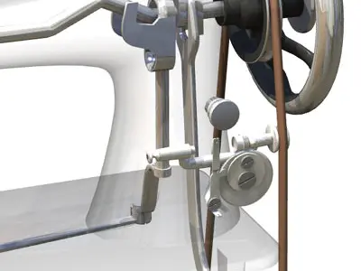 1908 Singer Sewing Machine 3D model