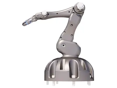 Modular Robotic Arm Low-poly 3D model