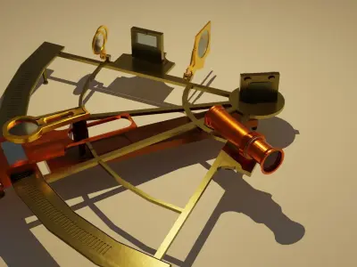 Pro - Objet Deco Sextant2 3D model
