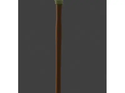 Stone big axe Free low-poly 3D model