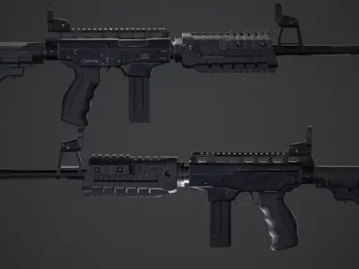 PP-91 Cedar With upgrades Low-poly 3D model