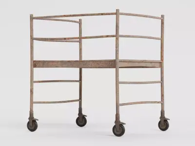 -Old Scaffolding V5- 3D model