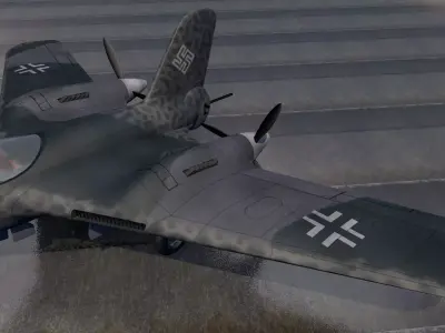 Messerschmitt Me-329 3D model