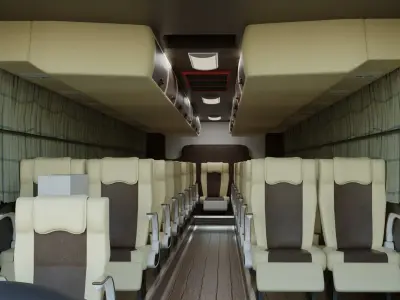 Hino RM 2 Bus Free 3D model