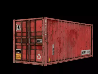 container shipping Free 3D model