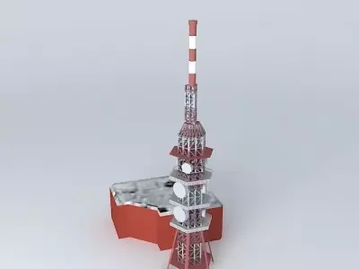 Transmitter Sitno Sitno broadcaster Free 3D model